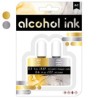 Alcohol Inks Pack Metallic / Tintas Alcohol Metálicas
