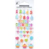 Birthday Bash 3D Stickers / Pegatinas Cumpleaños 2