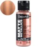 Acrylic Matte Metallics Paint Rose Gold / Pintura Metálica Oro Rosa Matte