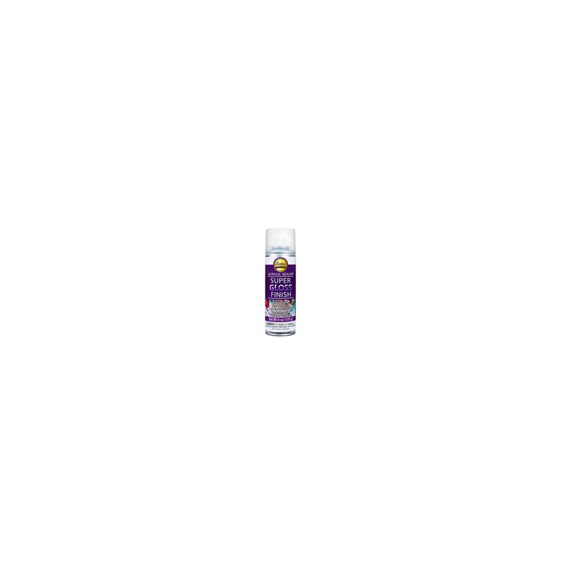 Acrylic Sealer Aerosol Spray Super Gloss / Sellador Acabado Super Brillante