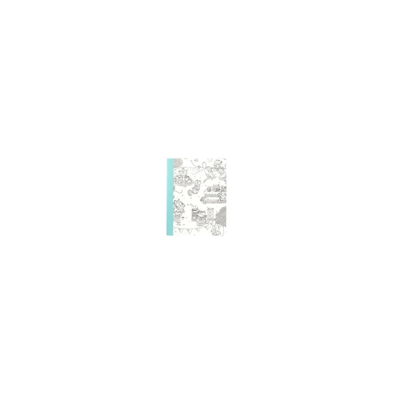 Adult Coloring Notebook  Kitty Karaoke / Libreta de Notas Rayada Personalizable