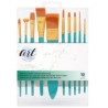 Air Supply Basics Paint Brushes Acrylic / Pinceles para Acrílico