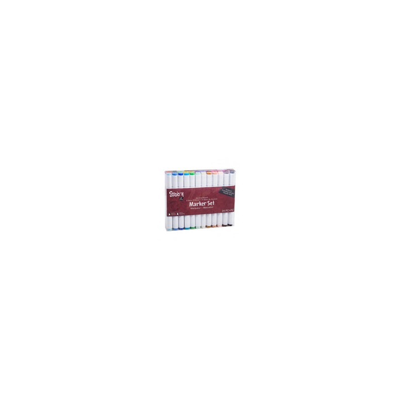 Alcohol Brush Markers 24 pc.  / Marcadores de Alcohol 24 pz.